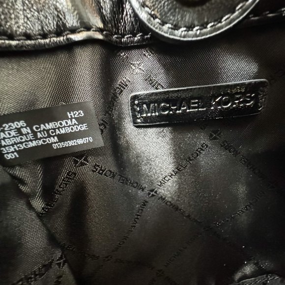 Michael Kors Mercer XS North South MINI Satchel Crossbody Bag Patent Black - Picture 7 of 10